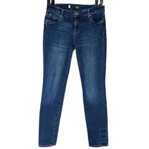 KUT‎ Women's Catherine Boyfriend Dark Wash Mid Rise Blue Denim Jeans Size 2